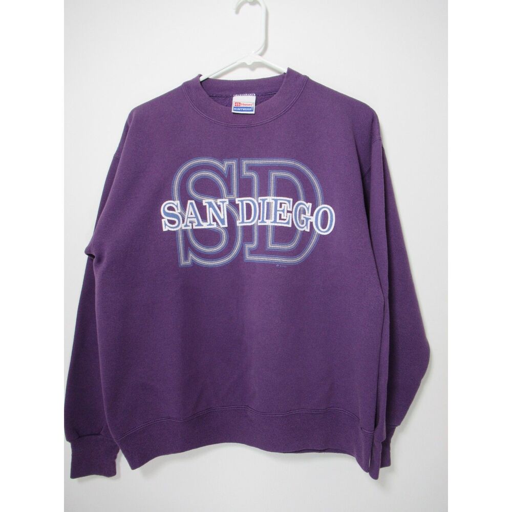 Vintage 90’s Hanes Heavyweight San Diego Crewneck Sweatshirt Size Medium